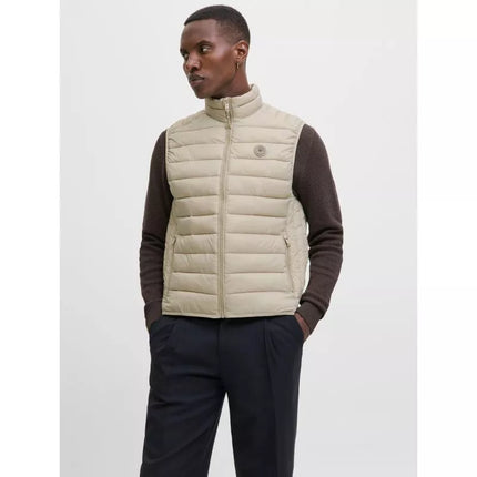 Jack&Jones vyriška liemenė JJEBRADLEY LIGHT BODYWARMER COLLAR NOO 12280973 SMĖLIO SPALVOS