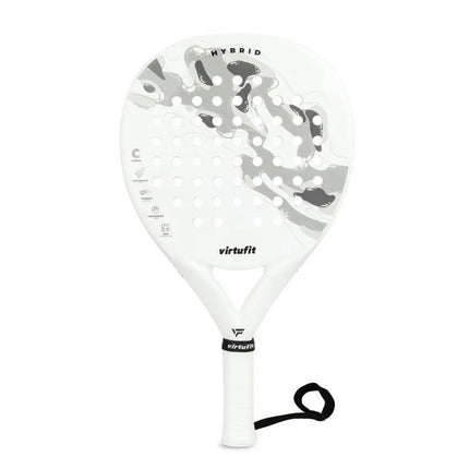 VIRTUFIT HYBRID PADEL RACKET - WHITE-GRAY