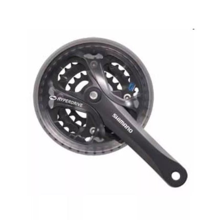 SHIMANO FCM361 švaistiklių komplektas 42x32x22 juodas