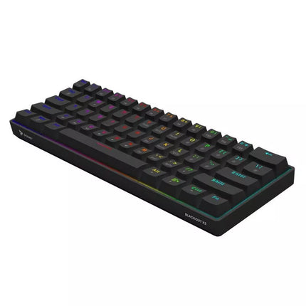 SAVIO Mechaninė klaviatūra BLACKOUT X2 OUTEMU BROWN Hot Swap