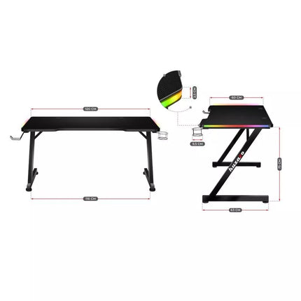 Huzaro Hero 2.5 RGB žaidimų stalas