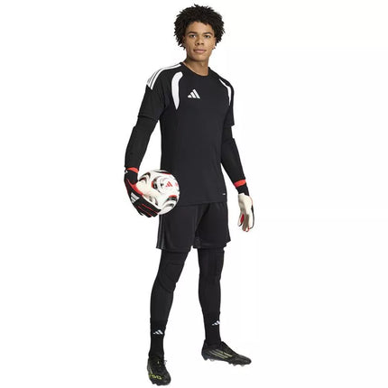 adidas Padded Goalkeeper Baselayer Long Leggings for Men, Black JZ9224