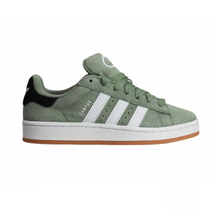 Adidas Campus 00s Sidabro žalia/Debesų balta moteriški jaunimo sportiniai bateliai - JI0283