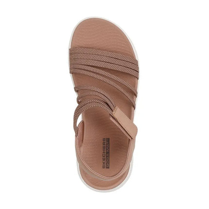 Moterų basutės Skechers GO WALK FLEX SANDAL EMMA 141473 TAN