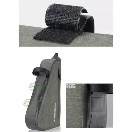 Rockbros AS-017 bicycle frame bag 5 l - dark green