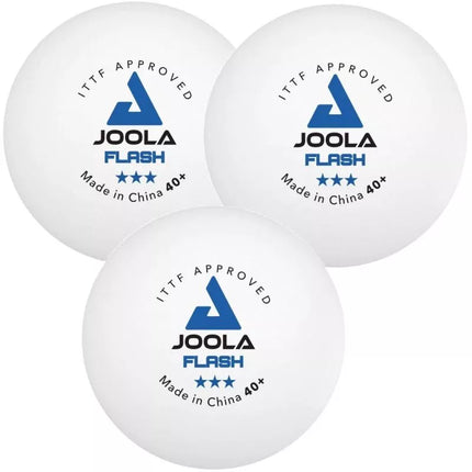 JOOLA FLASH TABLE TENNIS BALLS 3 PCS WHITE