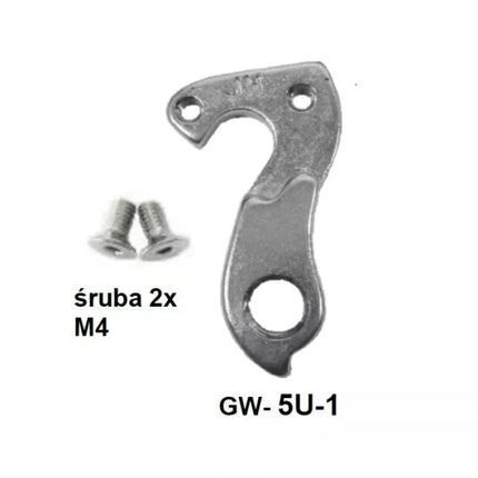 Galinis pavarų perjungėjo laikiklis skirtas GW-5u-1 rėmui