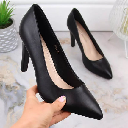 Sergio Leone W SK415A black high heel pumps