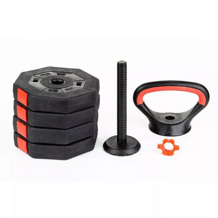Kompozitinis hantelis-svarmuo 10 kg (4x2.5 kg) EB FIT