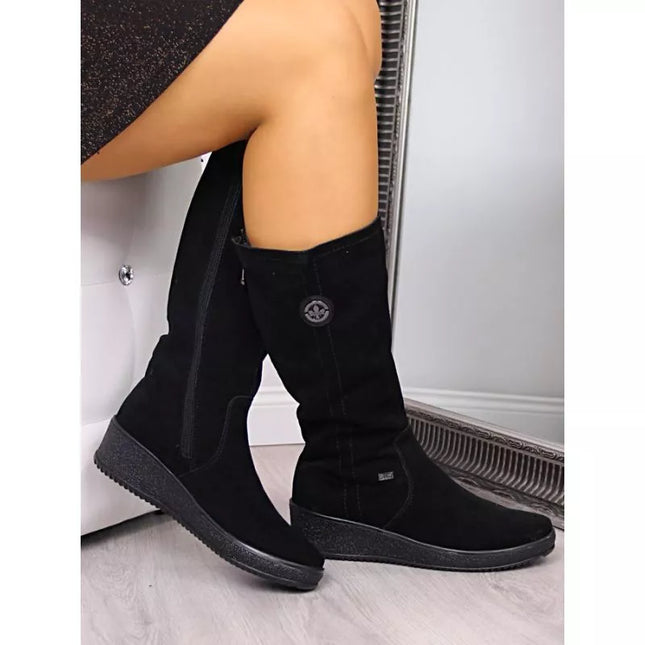 Rieker W R237 neperšlampami nubuko aulinukai su avikailio pamušalu