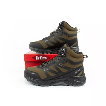 Lee Cooper vyriški žieminiai žygio batai su pašiltinimu, neperšlampami, žali