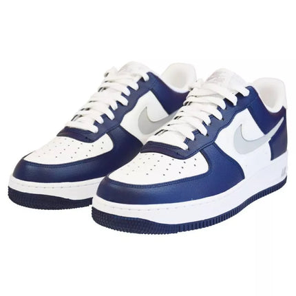 Nike Air Force 1 '07 Low Men's Shoes White Navy Grey - DV3501-400