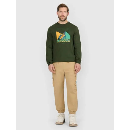 Men's casual cargo pants 4F 4FRAW25TTROM1690-83S