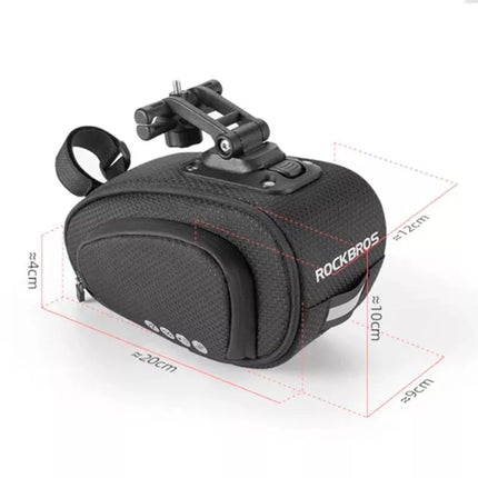 Rockbros C40 bicycle bag under the saddle - black