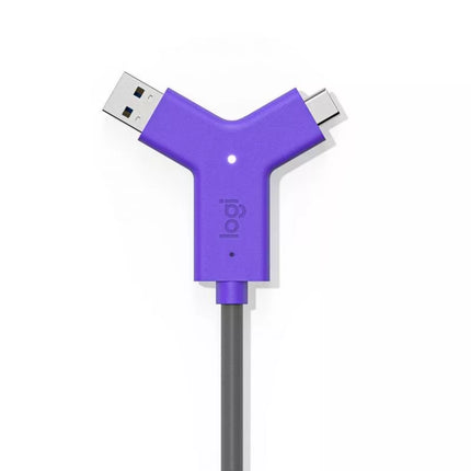 Logitech Swytch AV siųstuvas ir imtuvas, juoda, violetinė