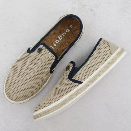 Vyriškos smėlio spalvos espadrilės Bugatti 321-ASP61-6900