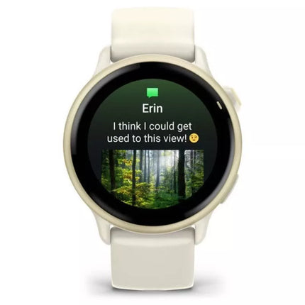 Garmin Vivoactive 6 42mm Kaulinis/Mėnulio auksas laikrodis