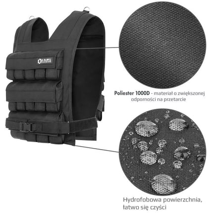 30 kg Cordura HMS KTO30 svorinė treniruočių liemenė
