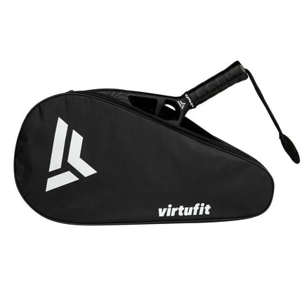 VIRTUFIT PADEL RAKETĖS KREPŠYS - JUODAI BALTAS