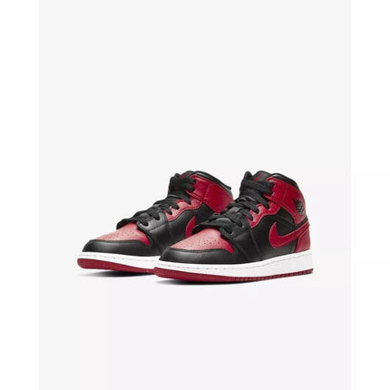 Air Jordan 1 Mid Banned GS retro batai - 554725-074