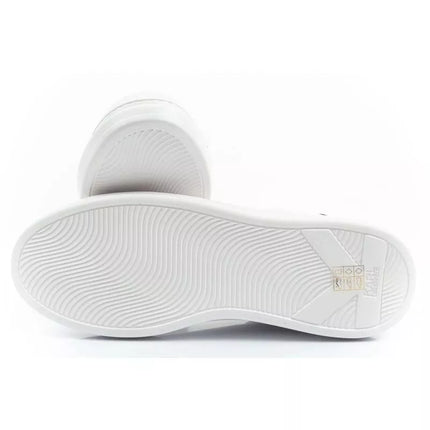 Karl Lagerfeld men's shoes sneakers Kapri natural leather white