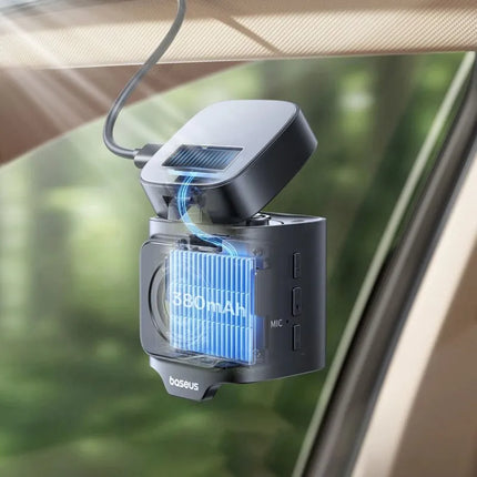 Baseus PrimeTrip VD1 Pro automobilinis vaizdo registratorius 4K+1080p su baterija - juodas