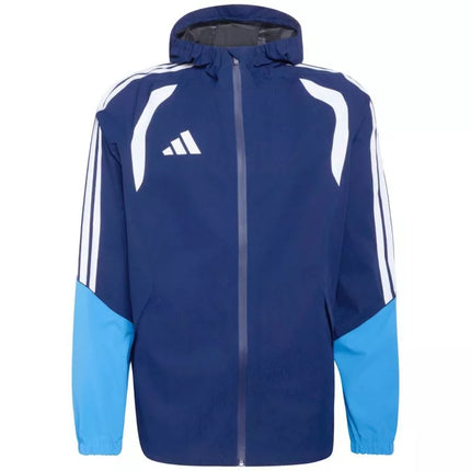 Vyriška adidas Tiro 26 lietaus striukė, tamsiai mėlyna JY8963