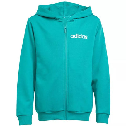 Adidas Essentials green kids tracksuit JN2427