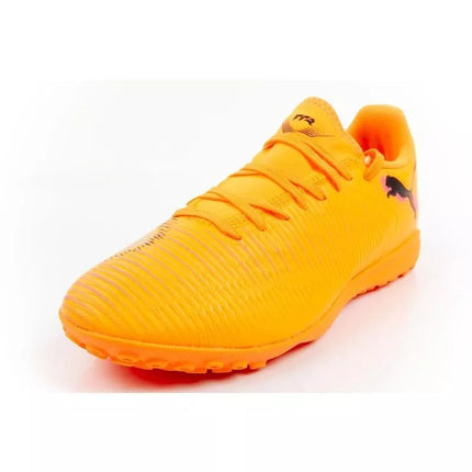 Puma vyriški sportiniai futbolo bateliai Future 8 Play TT dirbtinės vejos oranžiniai