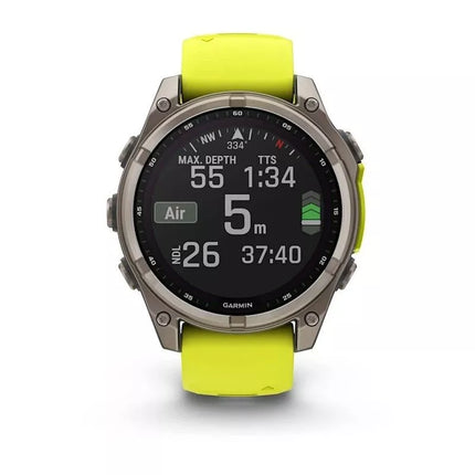 Garmin Fenix 8 Solar Sapphire Yellow Watch