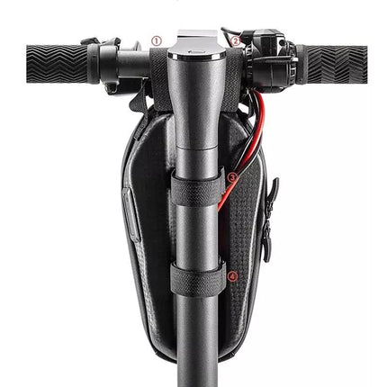 Rockbros bag 3011006301 for the handlebar of a bicycle or scooter 1.3 l - black