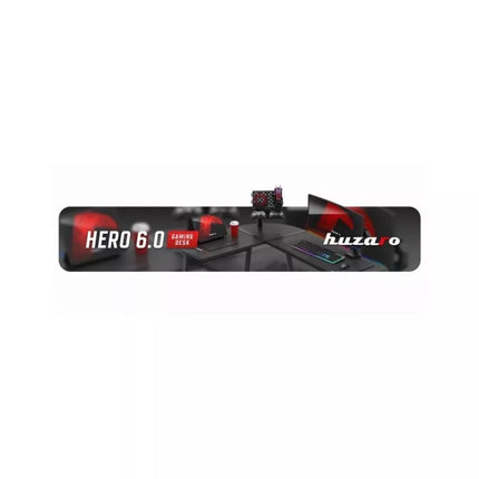 Huzaro Hero 6.0 Juodas RGB žaidimų stalas
