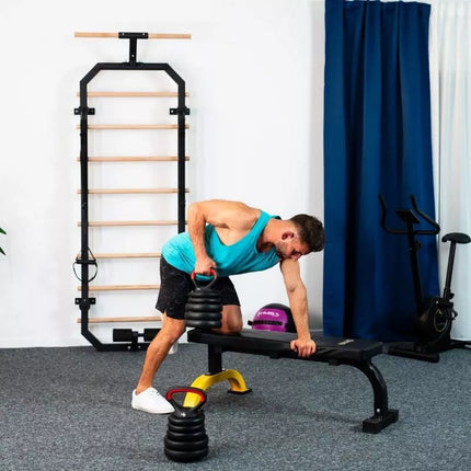 HMS SGN140 6-in-1 weight set (barbell, dumbbells and kettlebell) 40kg