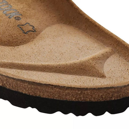 Birkenstock Arizona Birko-Flor Gold women's flip-flops regular wide (1016110)