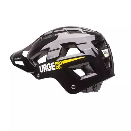 URGE VENTURO šalmas, blizgus juodas, Dydis L/XL (58-61 cm)
