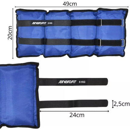 MĖLYNAS SVORIS 10KG (2x5KG) ENERO FIT