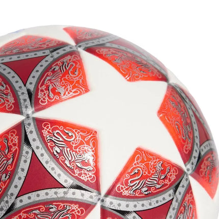 adidas UCL Womens 25/26 Final Mini Football Red and White JW1327