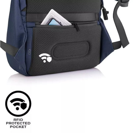 XD DESIGN ANTI-THEFT BACKPACK BOBBY SOFT NAVY BLUE P/N: P705.795