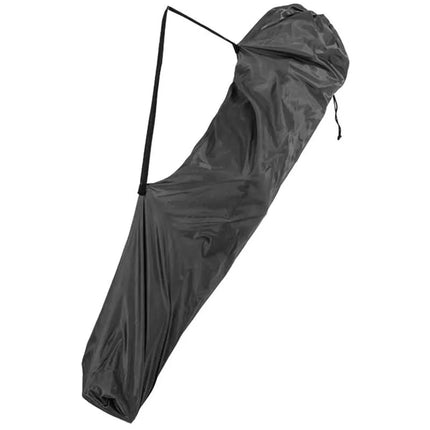 Sulankstoma kempingo kėdė 60x60x105 cm pilka-juoda LUX