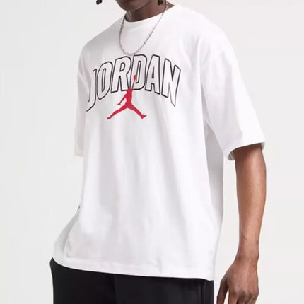 Vyriški Air Jordan Brooklyn Arch Logo marškinėliai, balti - IB7347-100