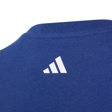 adidas Codes Kolegijos stiliaus grafiniai marškinėliai Tamsiai Mėlyni JL6138