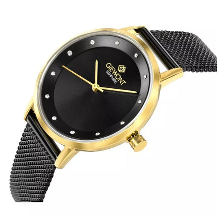 Giewont Sapphire Gold Black Women's Watch GW4130-B4
