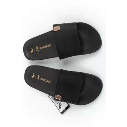 Vyriškos sportinės šlepetės Rider R10 Slide, patogios, juodos
