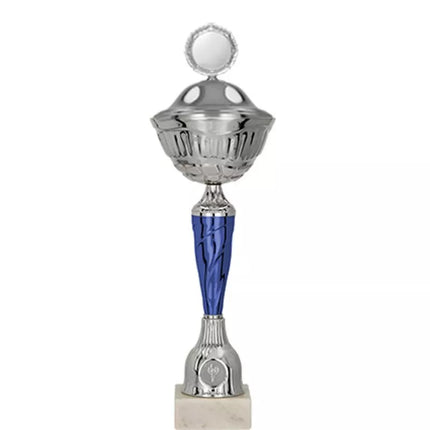 Metal cup with a lid