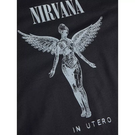Jack & Jones t-shirt Nirvana JPRBLUNIRVANA SS TEE 12287521 BLACK