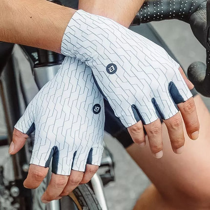 Rockbros Road Cycling Gloves Size: XL - White/Black