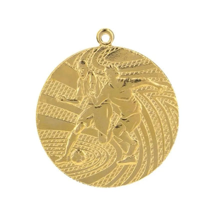 Gold medal - football - steel medal