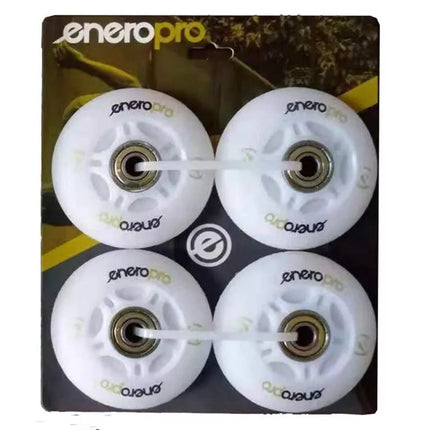 ENERO PRO PU riedučio ratukai 64 mm 4 vnt. su ABEC 7 LED guoliais
