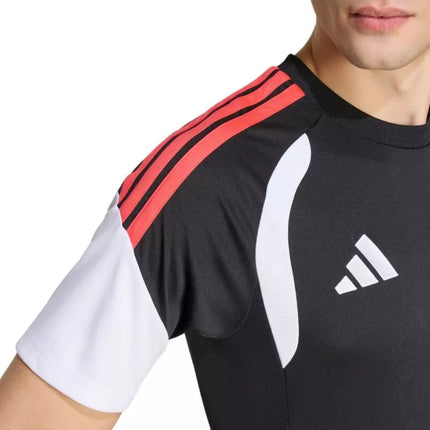 Vyrų adidas Tiro 26 Lygos marškinėliai juoda, balta ir raudona KB1357