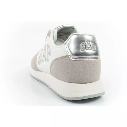 Gap women's sports shoes Nashville Arch Logo sneakers fashionable comfortable white beige